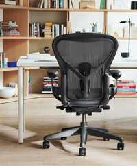 Herman Miller Aeron B Grafit - Na gwarancji kupione w 09.2023