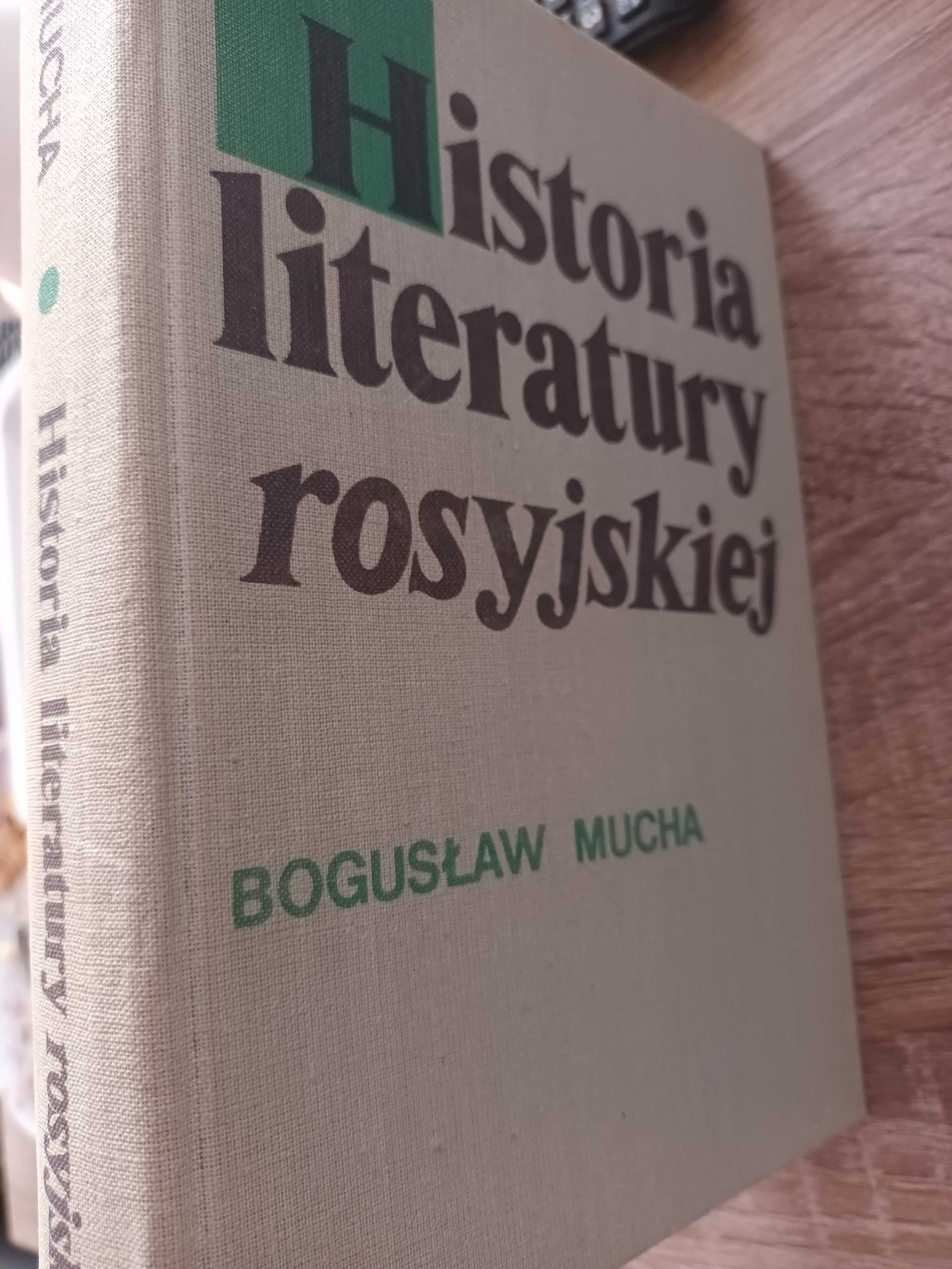 Mucha Historia literatury rosyjskiej 10ZŁ. Okładka twarda