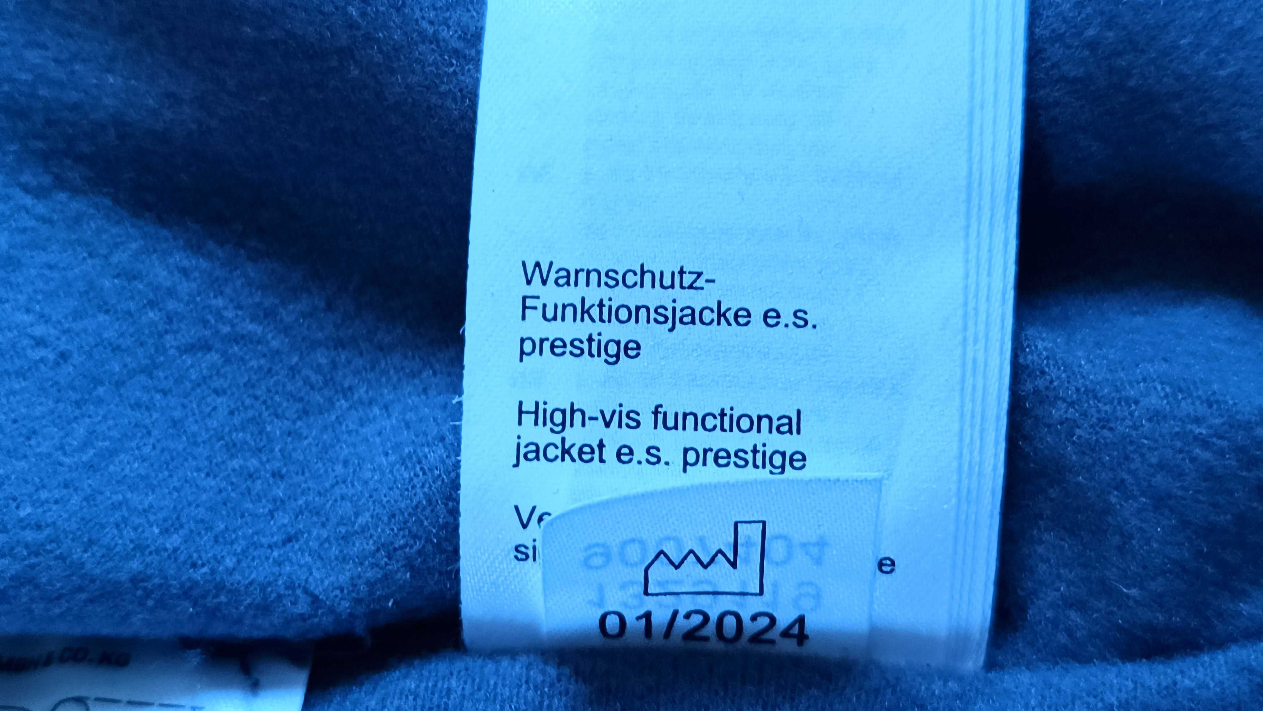 Męska kurtka ostrzegawcza ENGELBERT STRAUSS PRESTIGE r.L stan idealny
