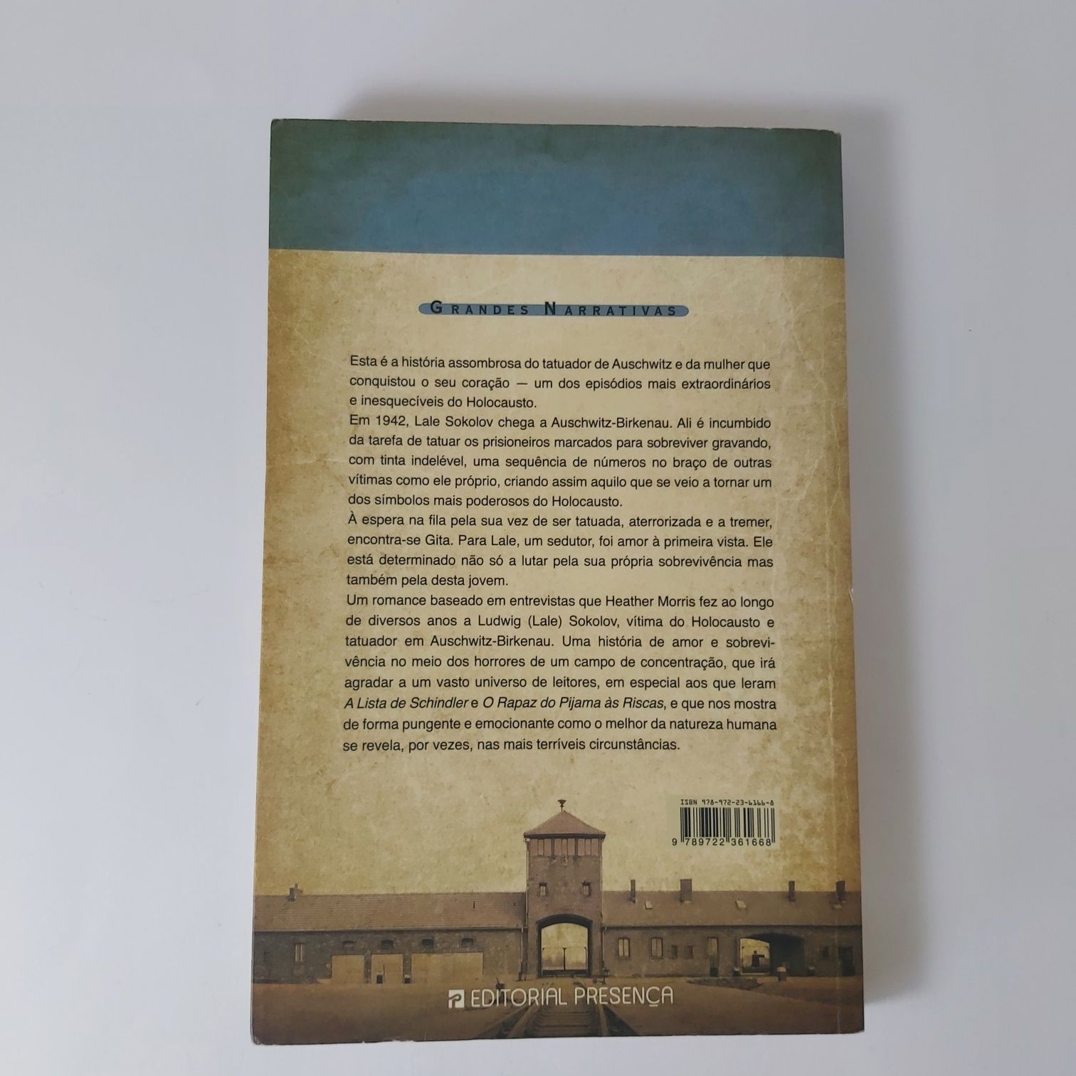 O tatuador de Auschwitz - Livro