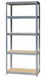 Regał metalowy magazynowy wciskany RZP200  179x80x40 5x 200kg ocynk