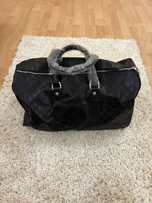 Gucci big lather bag GG travel