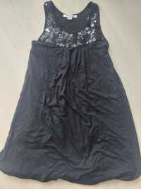 Czarna sukienka rozm 128 Reserved