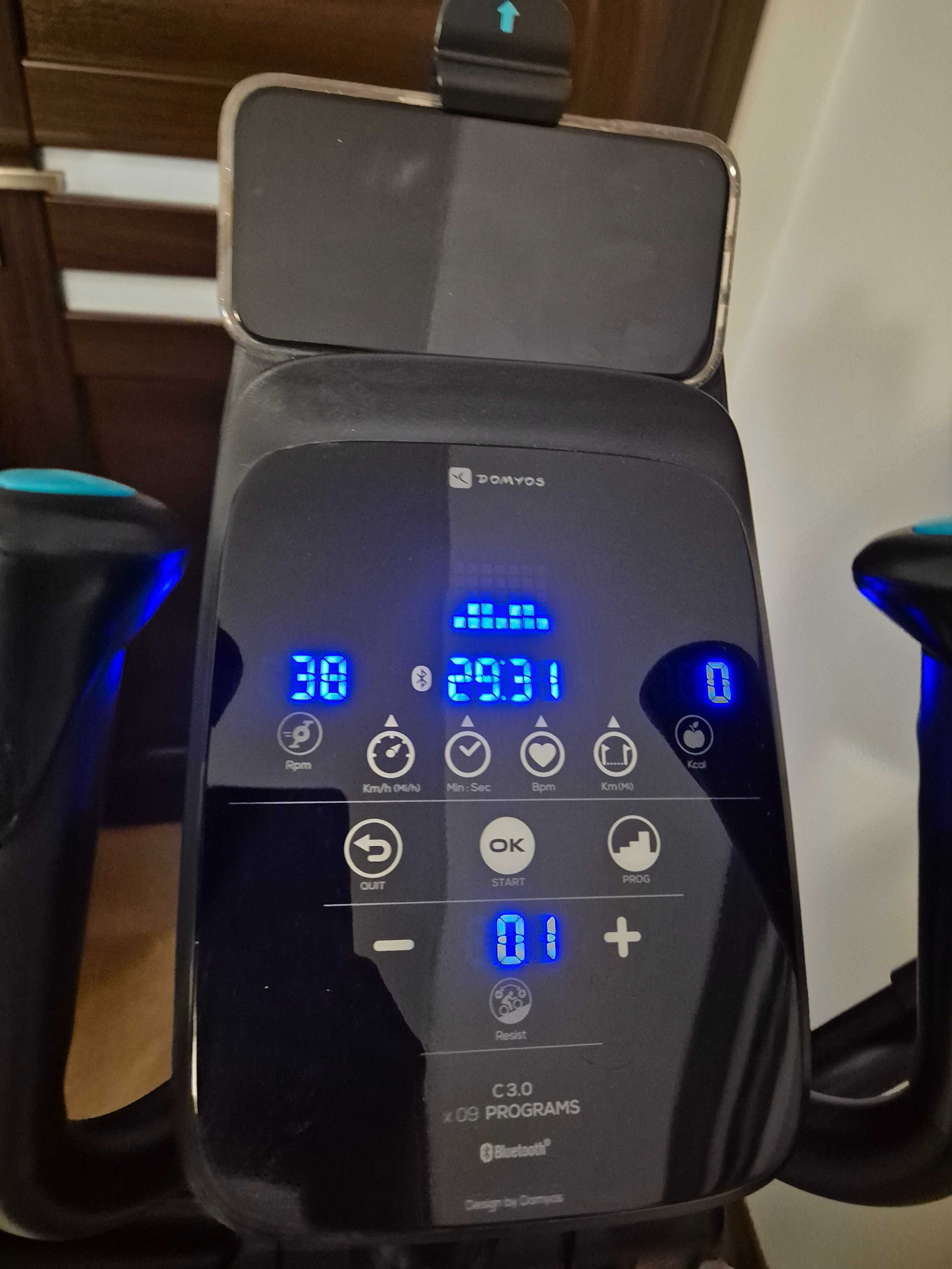 Orbiterek (rower eliptyczny) Domyos e shape 06 + komputer i pas kardio