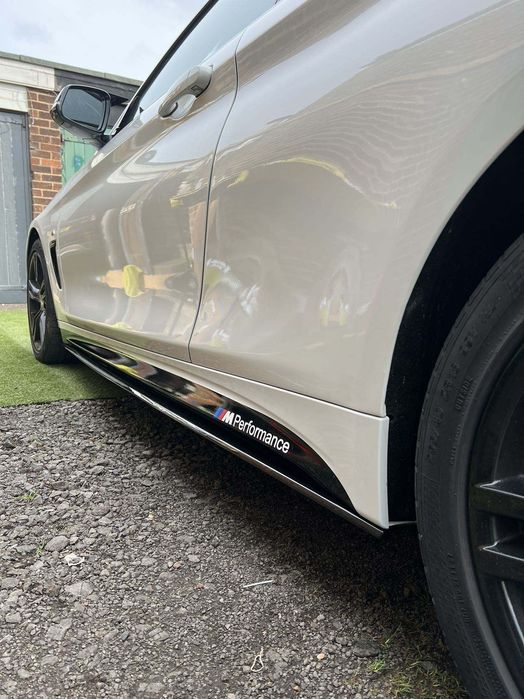 Dokładki progów BMW F32 F33 F36 boczne dokładki M performance czarny p