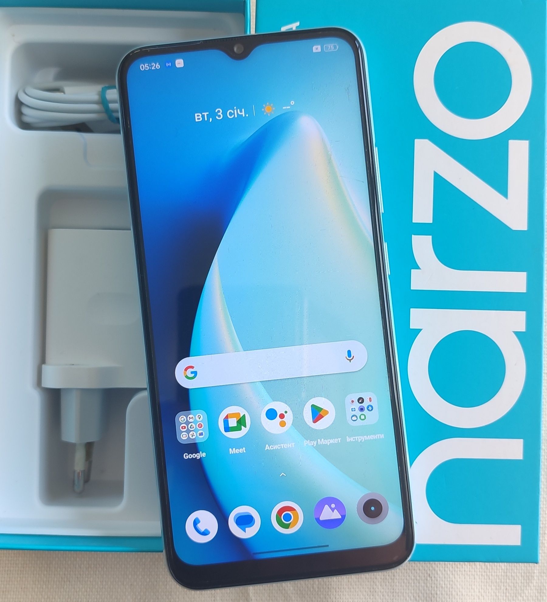 Продам Realme Narzo 50A 4/64gb 6000mA/г в гарному стані