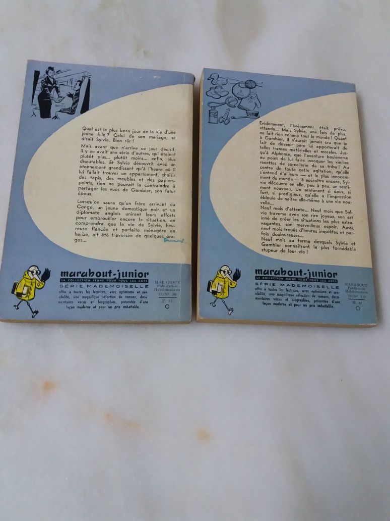2 livros "Sylvie se Marie"e Sylvie maman" de René  Philip/1957/1959