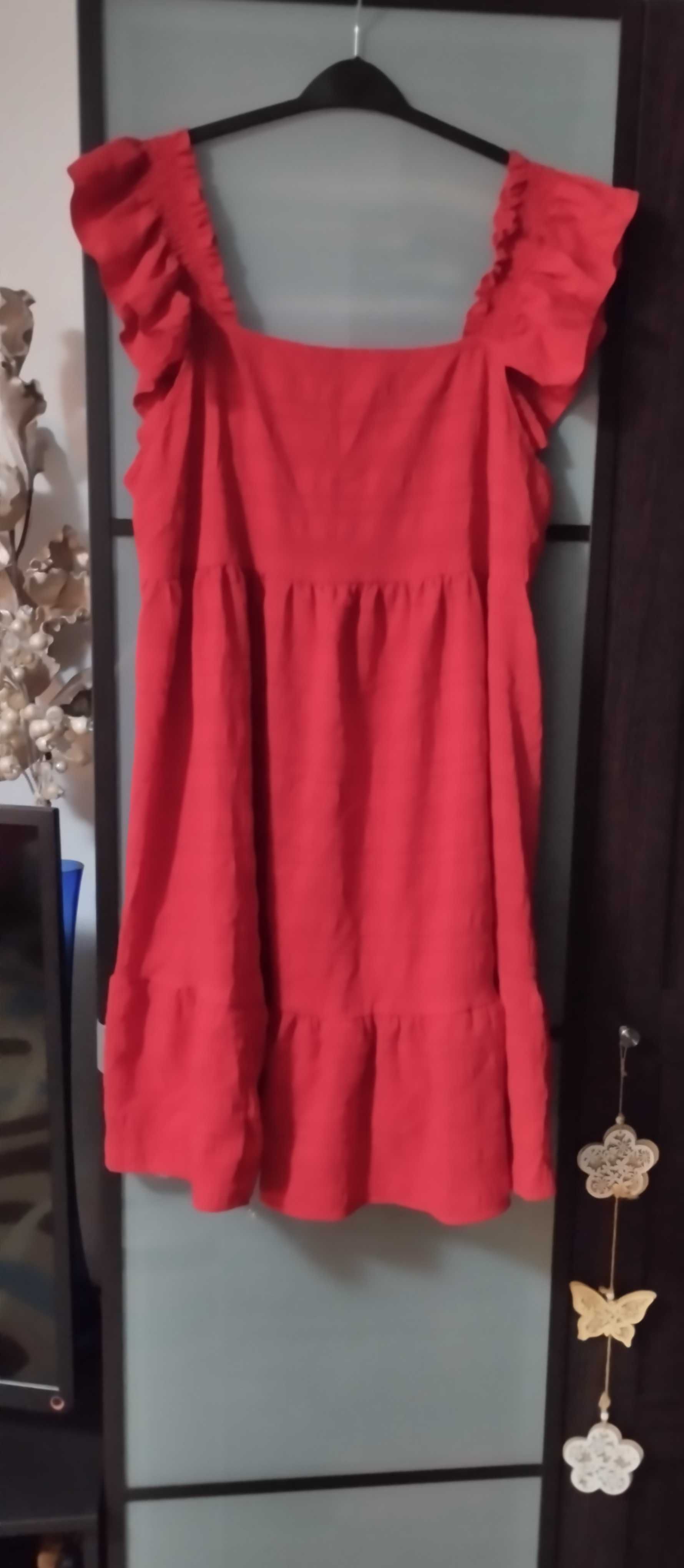 Sukienka czerwona Shein XL