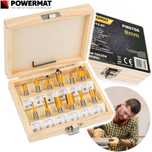POWERMAT Frezy Kształtowe Do Drewna Frez Do Frezarki 12 El PM0766