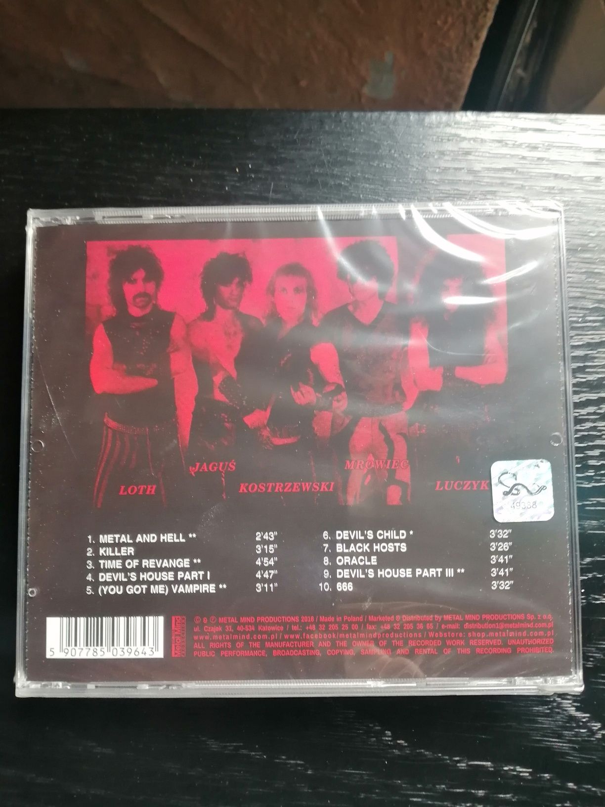 Płyta CD KAT Metal And Hell nowa folia