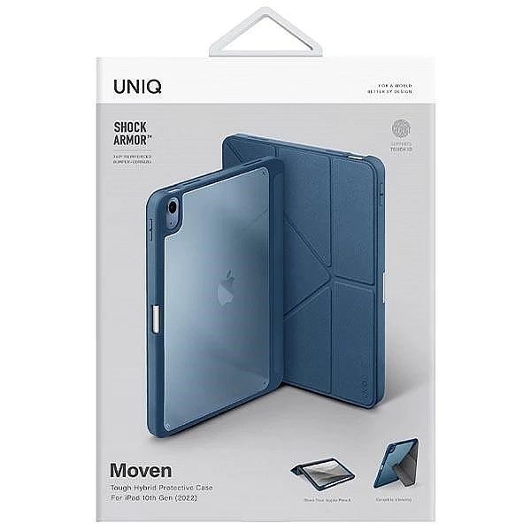Etui Uniq Moven na iPad 10 gen (2022) - niebieskie
