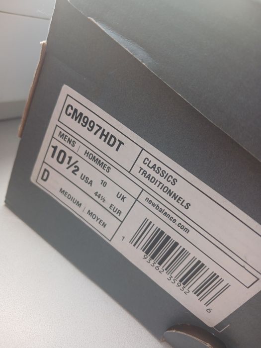 Чоловічі кросівки new balance 997, оригінал, шкіра, 44.5 р