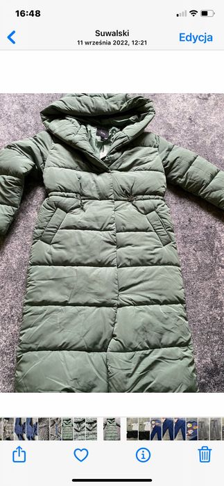 River Island Kurtka – płaszcz z szalowym kołnierzem 14UK/ 42EUR