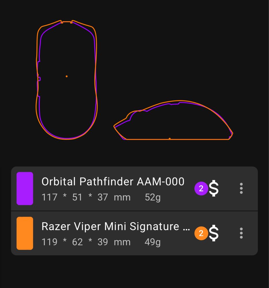 Orbitalworks Pathfinder 8K Модульная игровая беспроводная мышь