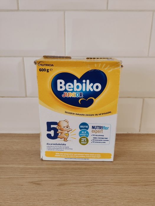 Nowe mleko Bebiko 5 600 g karton opakowanie Nutricia