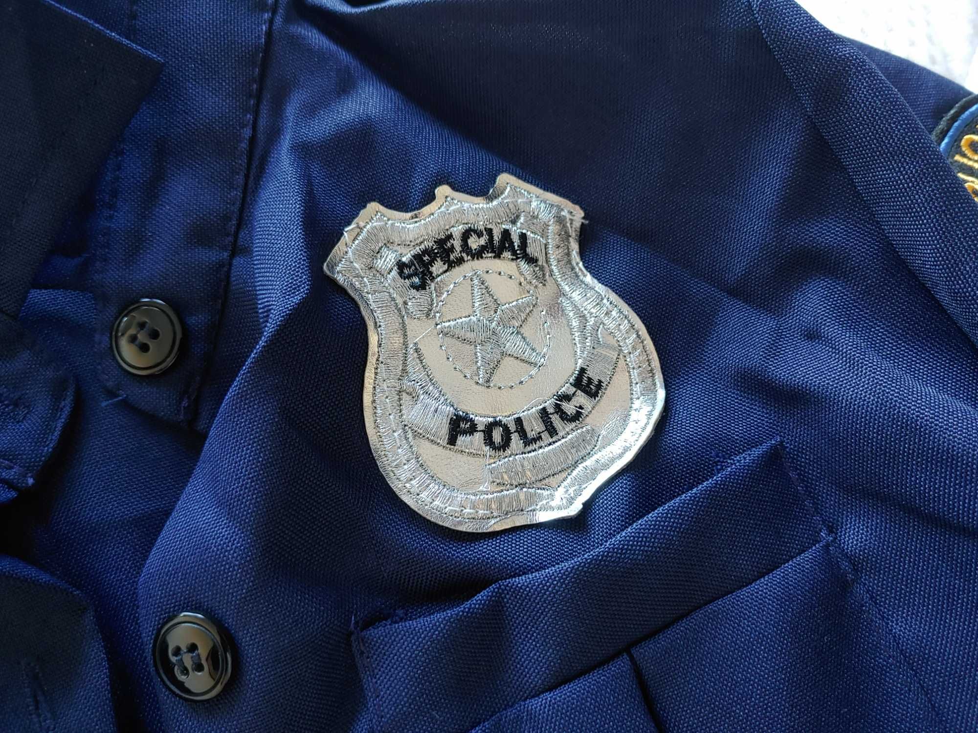 Disfarce menina de policia 7-10 anos