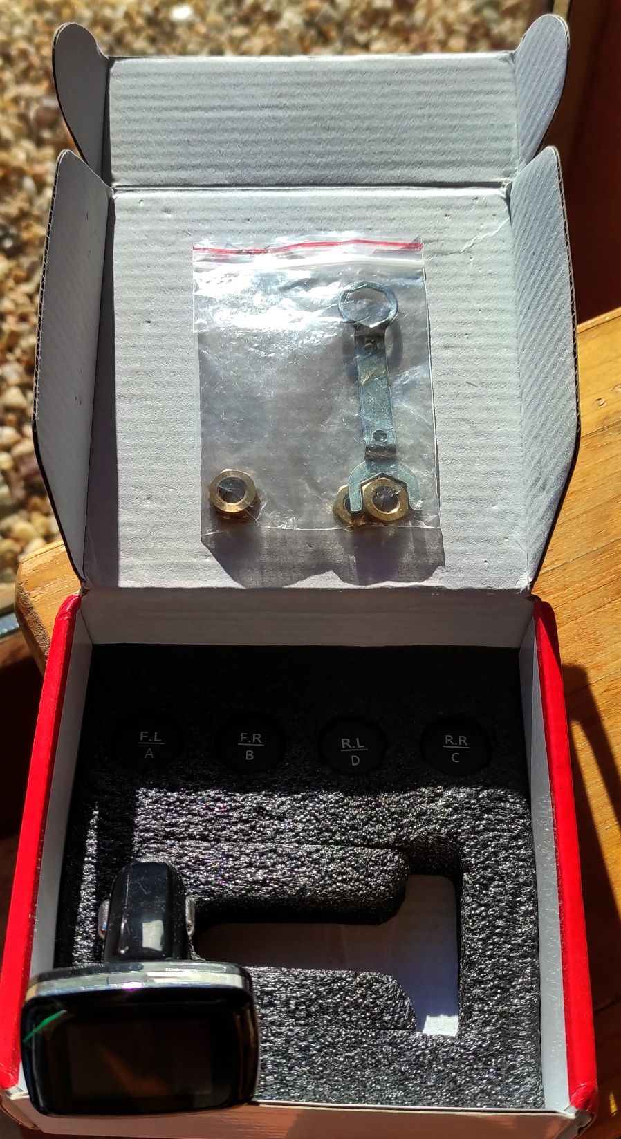 Sensor de pressão de pneus novo