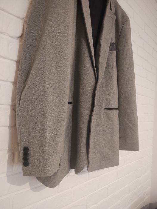 Szara marynarka komplet bonprix 62 64 nowe