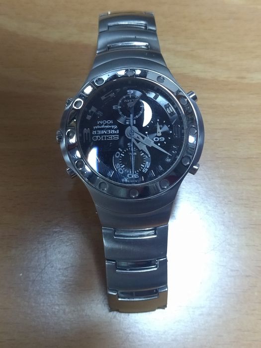 Relógio Seiko Premier Chronograph