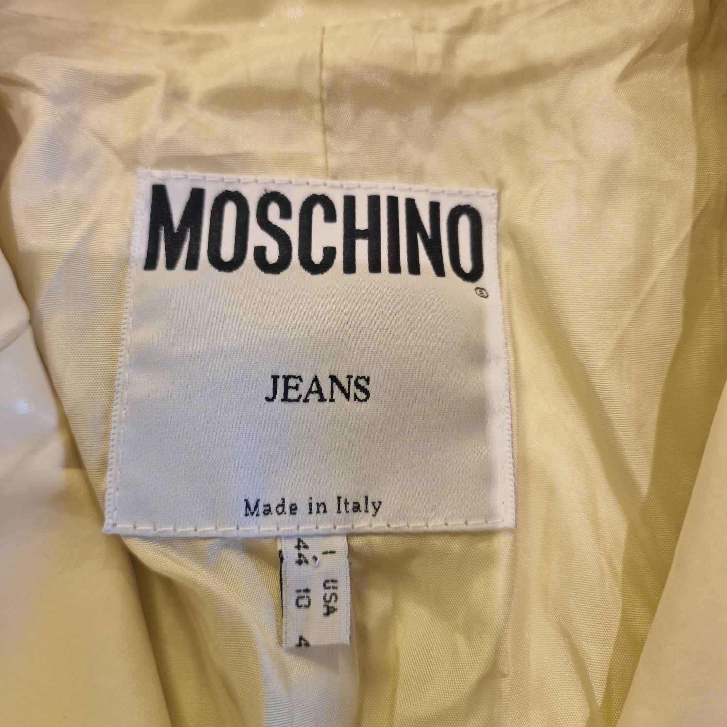 Marynarka Moschino w masełkowtm kolorze rozmiar 34-36
