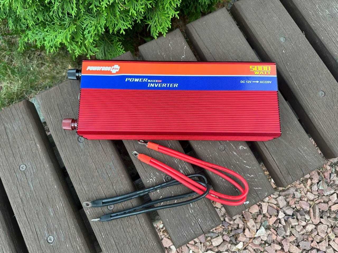 Инвертор 12v-220v Powerone 5000W Перетворювач напруги Преобразователь
