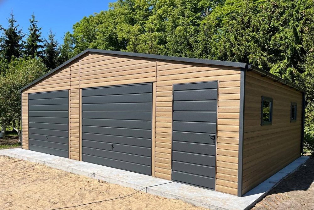 Garaż blaszany 4x6 6x5 6x5,80 6x6 7x6 8x6 9x5 9x6 - PRODUCENT Premium!