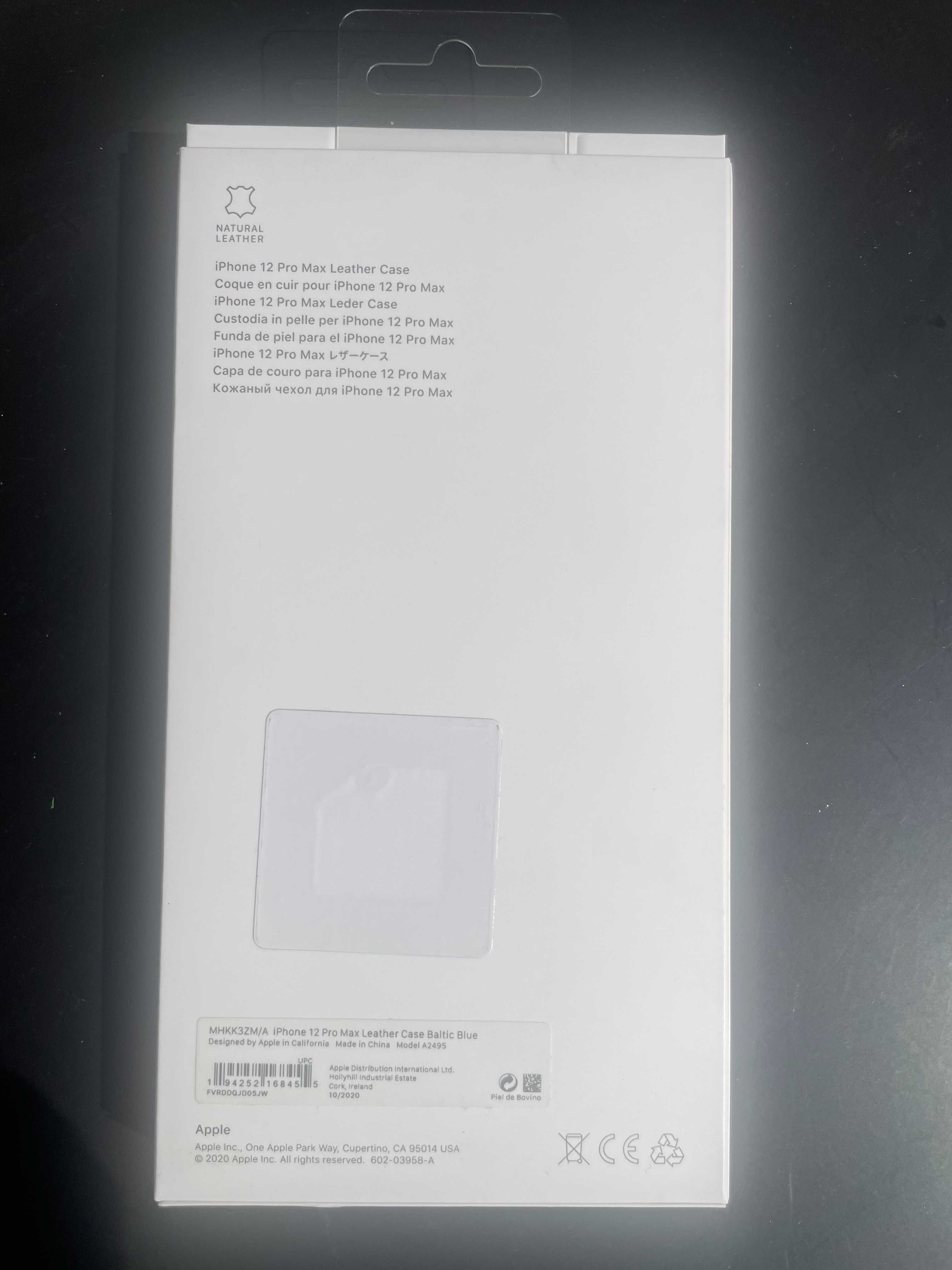 CAPA PROTECTORA MAGSAFE RED APPLE IPHONE 12 PRO MAX - ORIGINAL EMBALAG