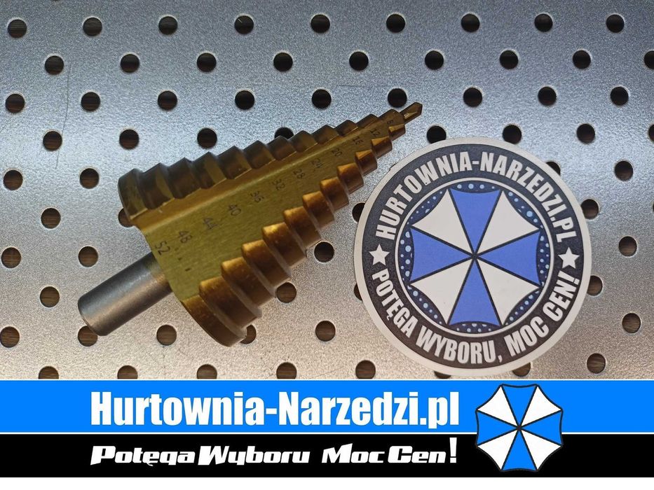 Wiertło stopniowe stal HSS 4-52mm wiertło stożkowe wierło choinkowe