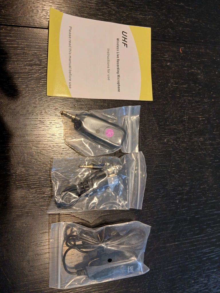 Bezprzewodowy Mikrofon UHF XIAOKOA U12A Zasięg 50M