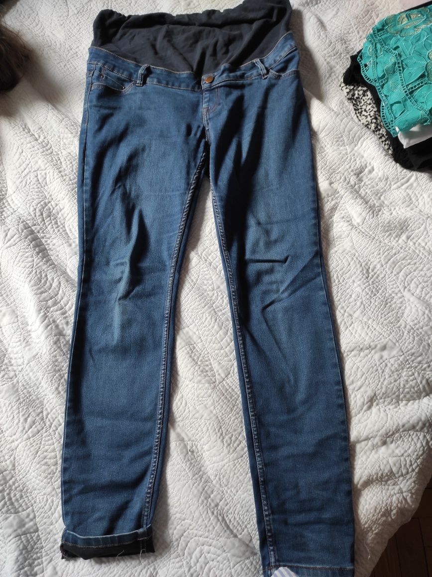 Spodnie jeansowe jeansy ciążowe skinny jeans New look xl 42