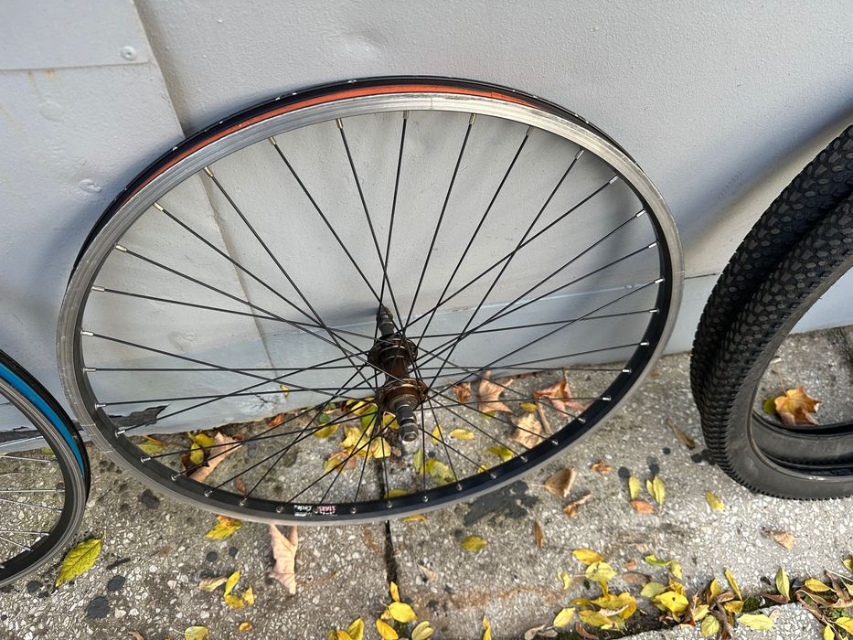 Koła 27,5 przód i tył stożkowe na wolnobieg