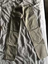 Spodnie damskie proste vintage beżowe Wrangler 30x32