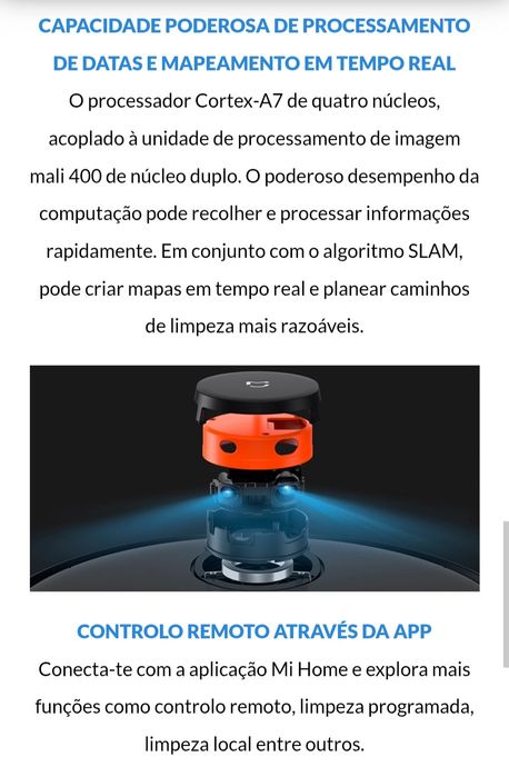 Aspirador Robot Xiaomi Mi Vacuum Mop Pro Branco
