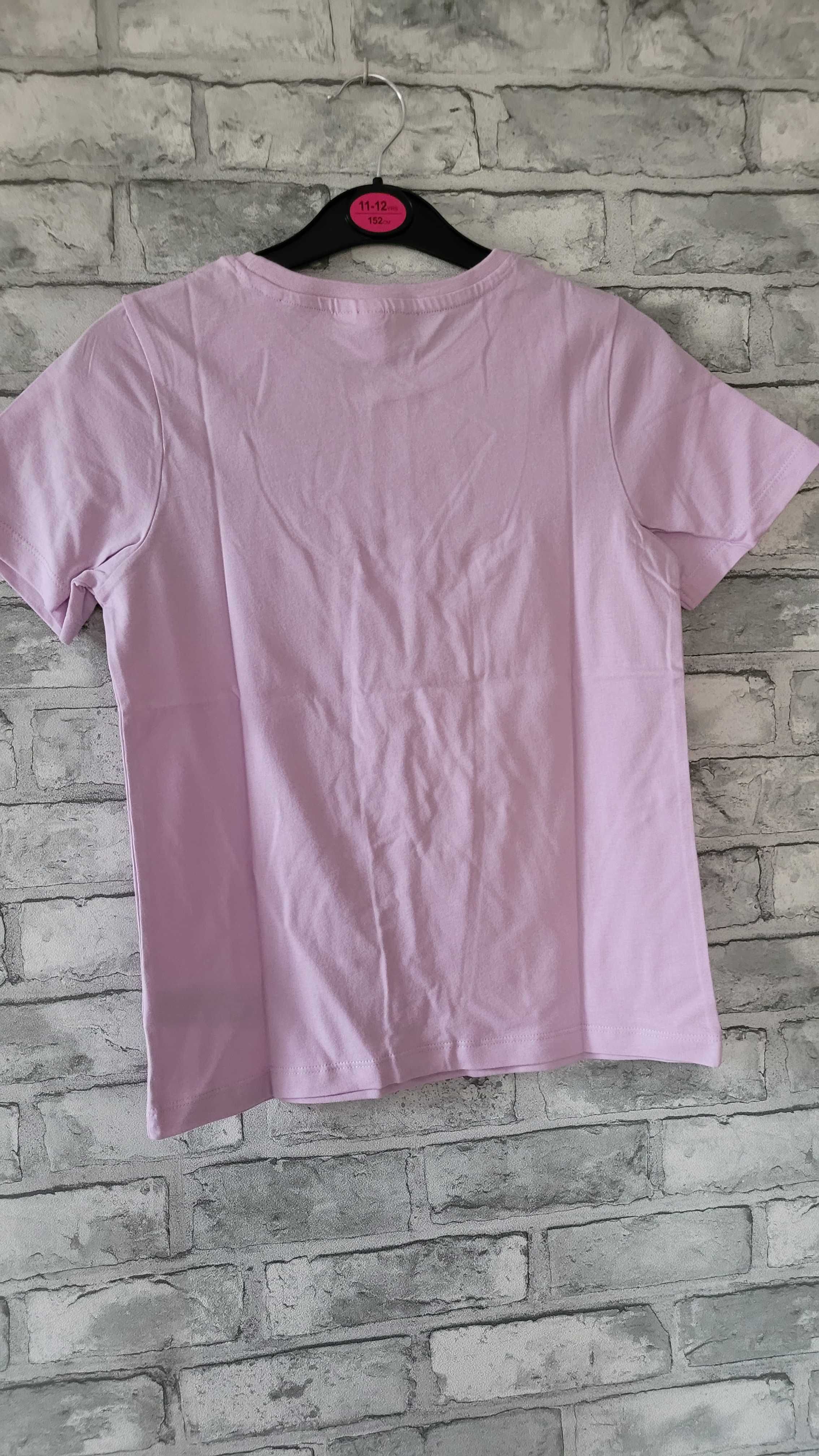 T-shirt bawełniany z krótkim rękawem Kuromi z Hello Kitty PRIMARK