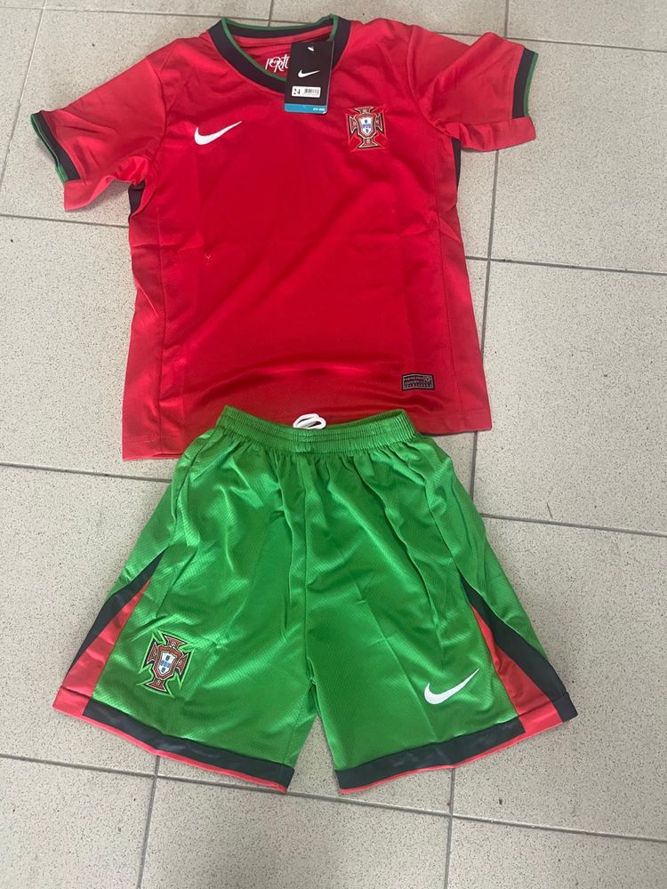 Equipamento Crianca Seleção Nacional Euro 2024. Portugal