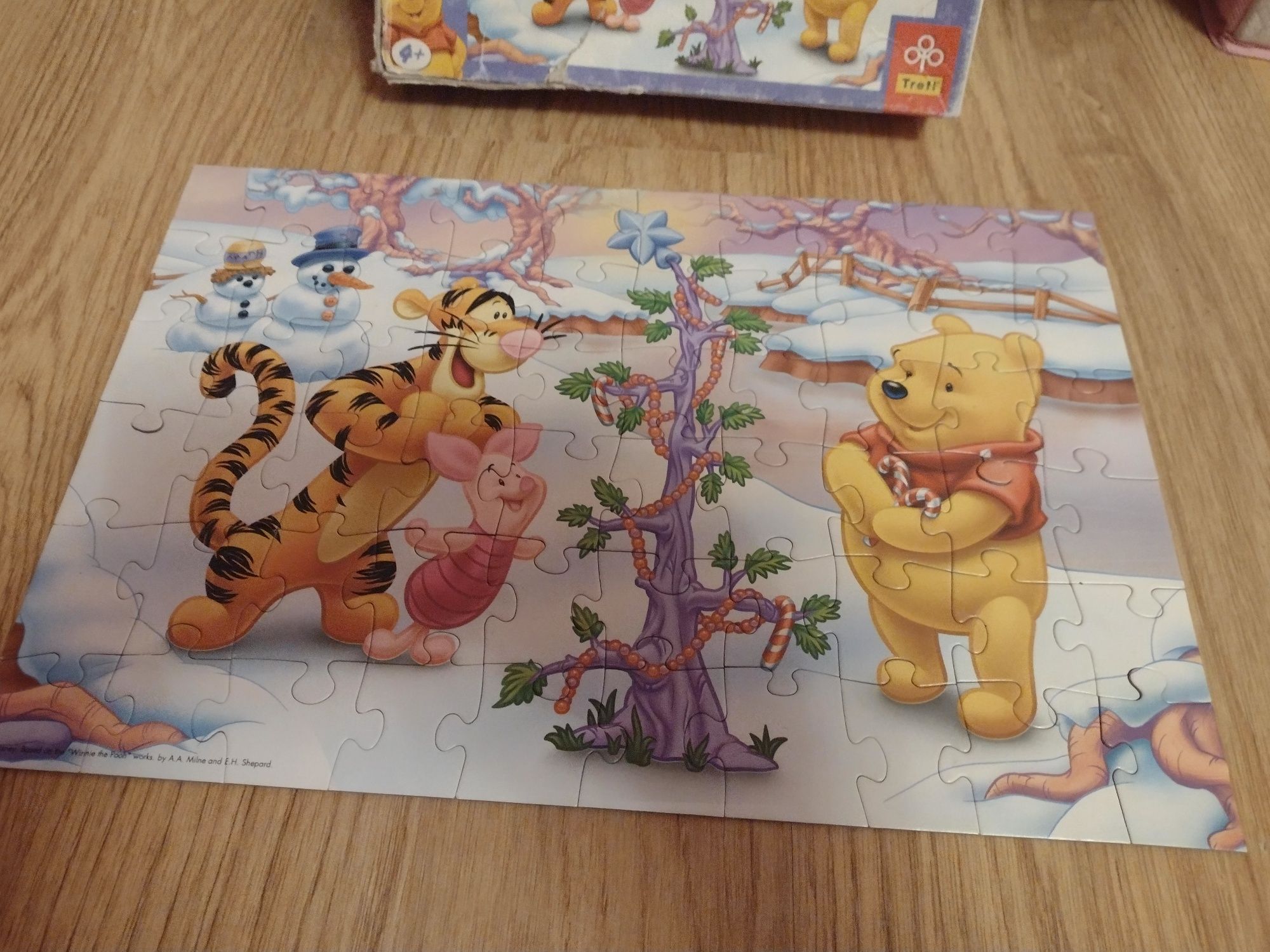 Puzzle Kubuś Puchatek i przyjaciele 60 szt