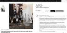 Serviço de copos novo 62 peças Atlantis / Vista Alegre coleção Fantasy