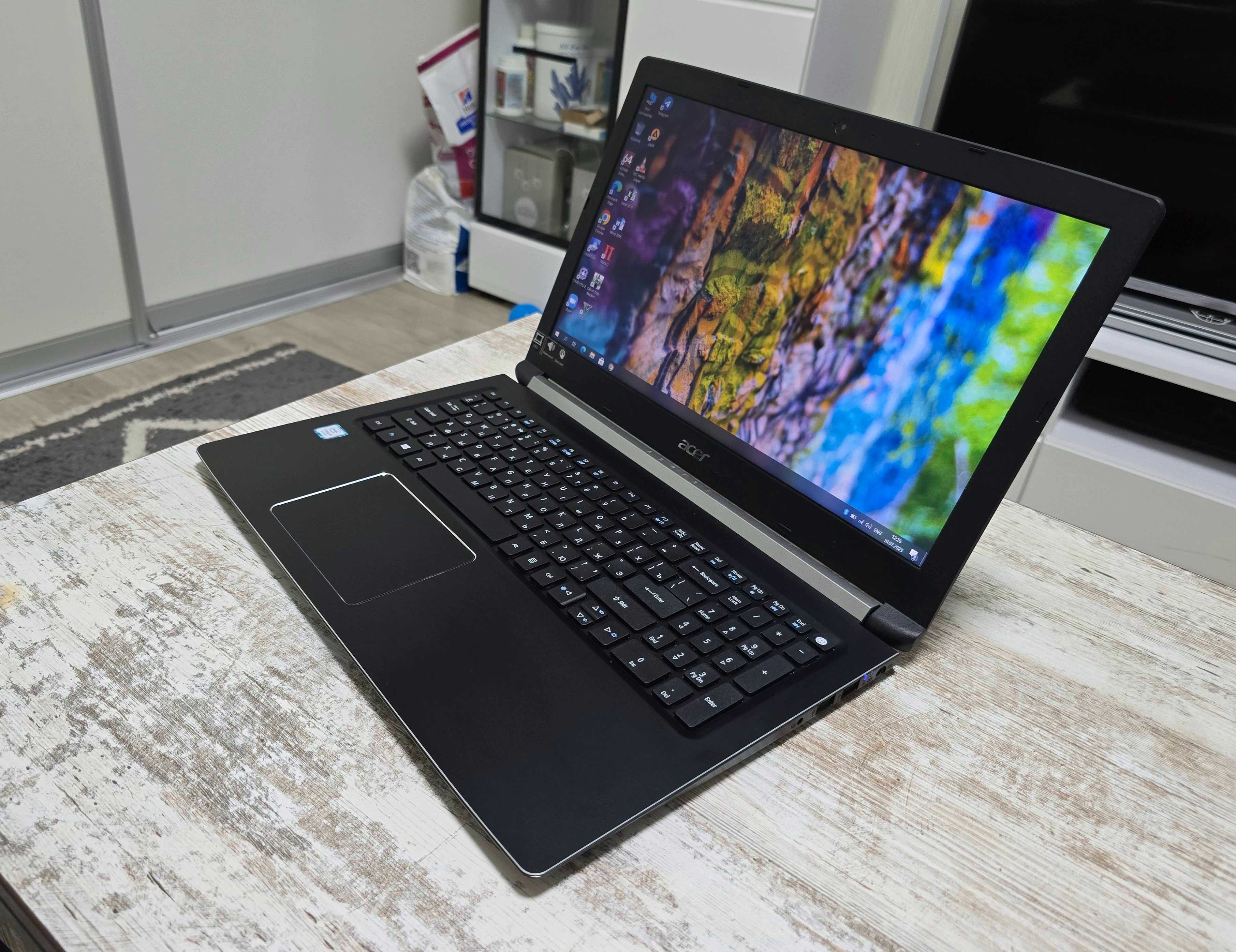 Мощный Acer 15.6"/Core i5 8-Gen 8250/8GB DDR4/SSD M.2 256GB/АКБ 5 ч.