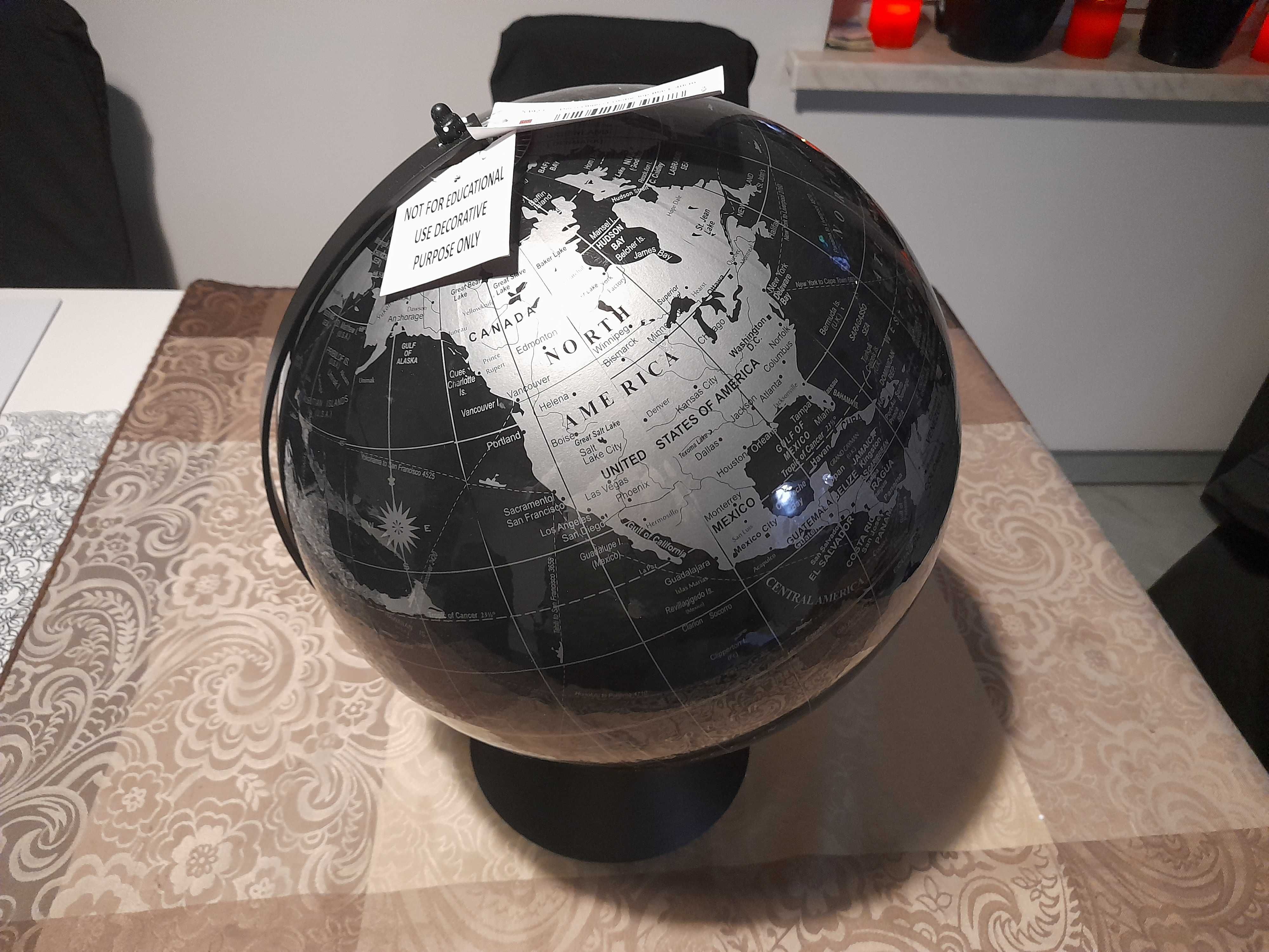 Obiekt dekoracyjny Kare Design 53927Globe Top, Globus