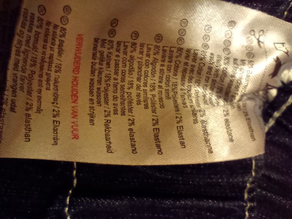 Jeansy nowe z metką 46 ciemny granat Lidl