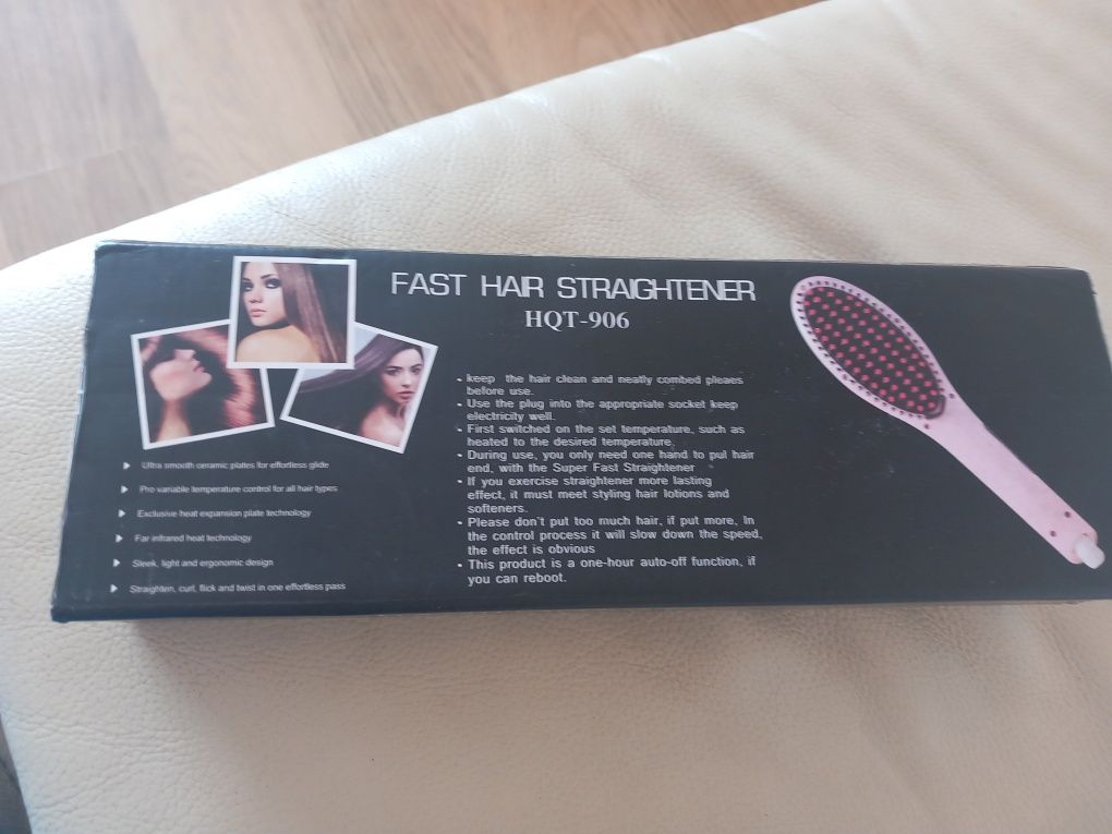 Alisador de cabelo Fast Hair Straightener usadaHQT-906
Escova elétrica