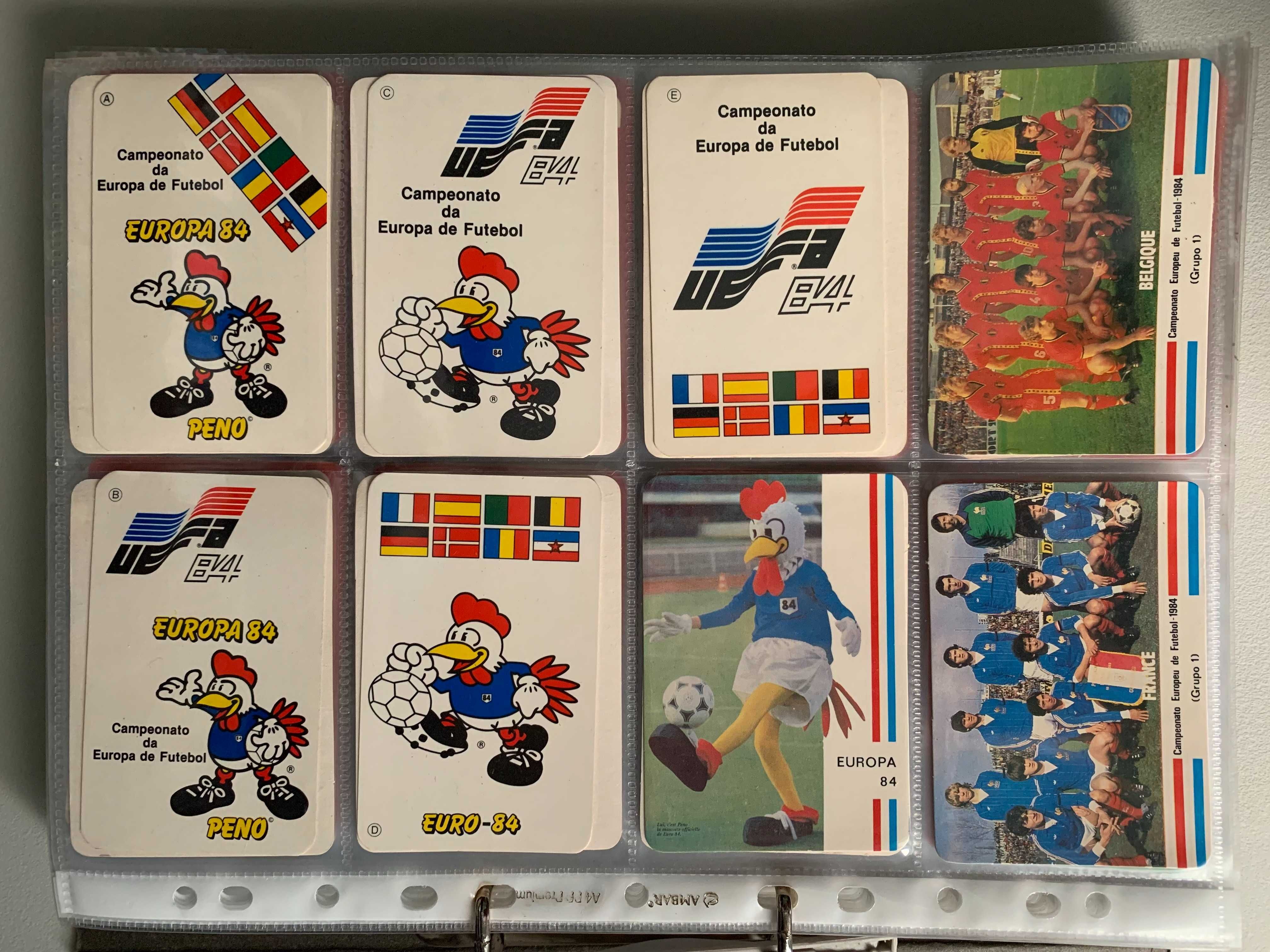 Calendários Antigos de Futebol - Euro 1984 (preço unitário)