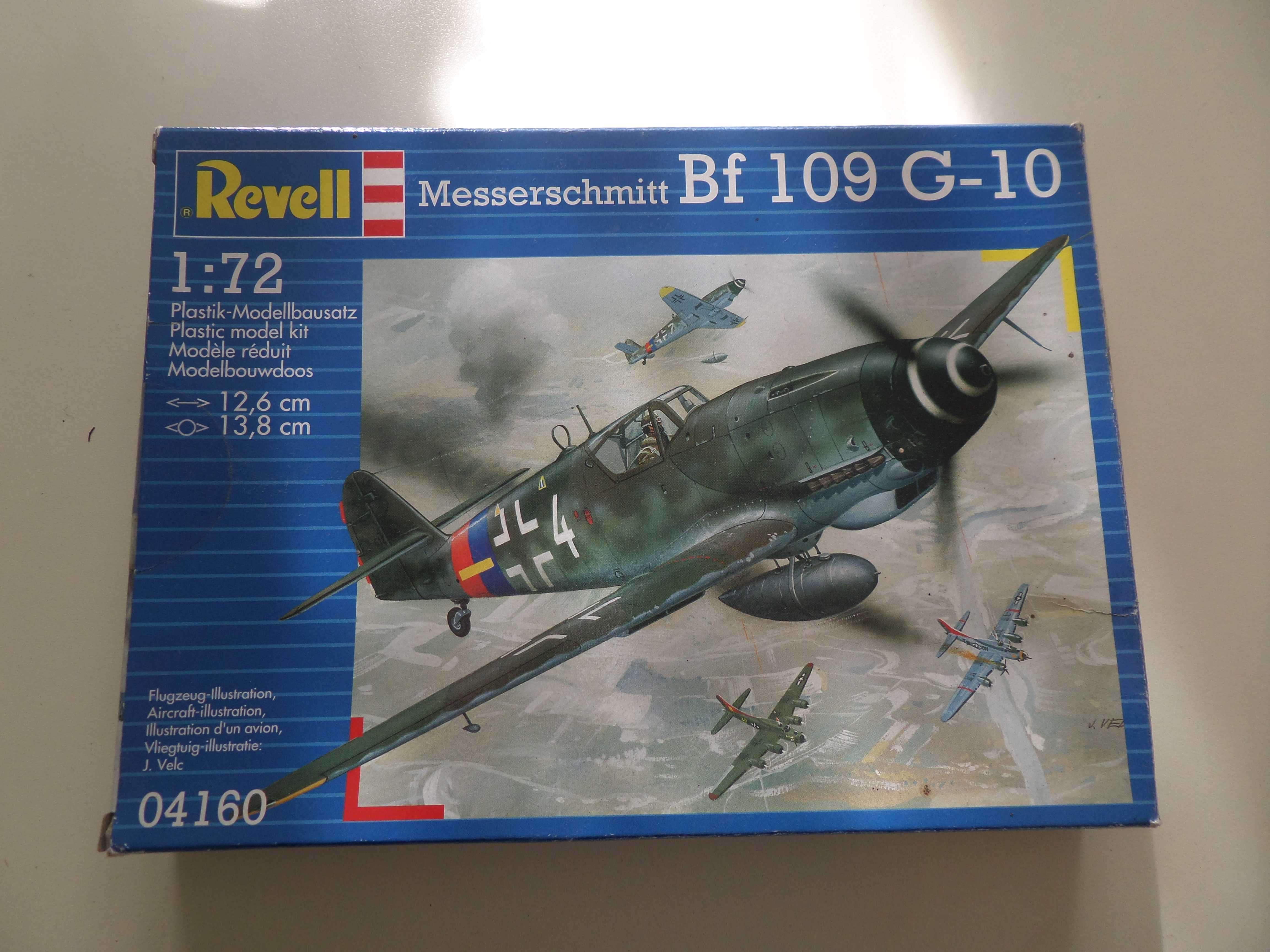 Model samolotu Messerschmitt Bf 109 G-10 w skali 1:72