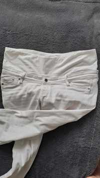 Białe ciążowe spodnie firmy H&M rozm. M