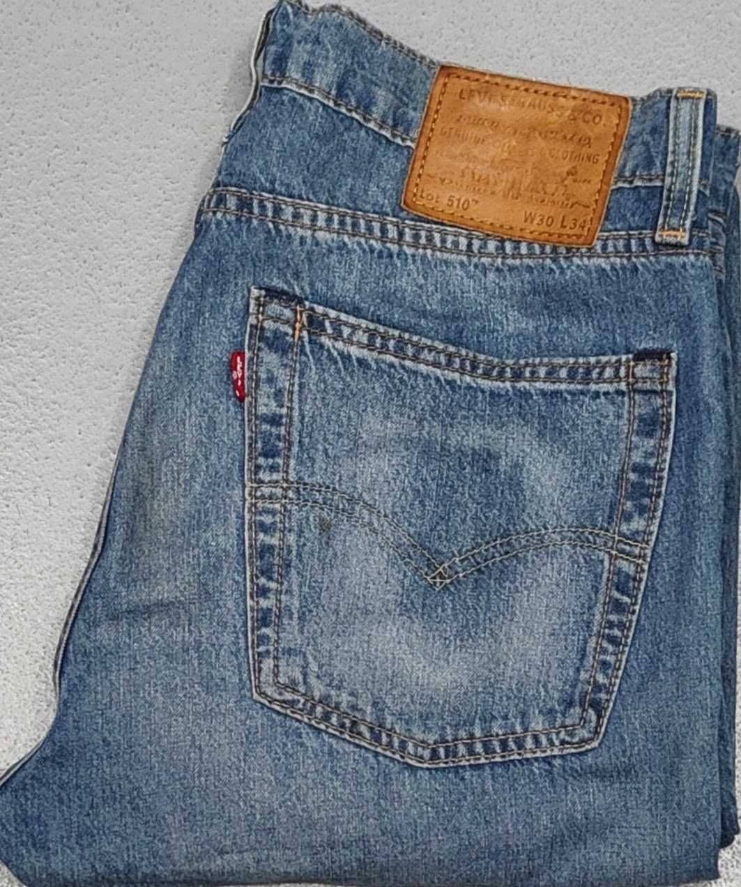 R) LEVI'S 510 oryginalne spodnie jeansowe Roz.30/34