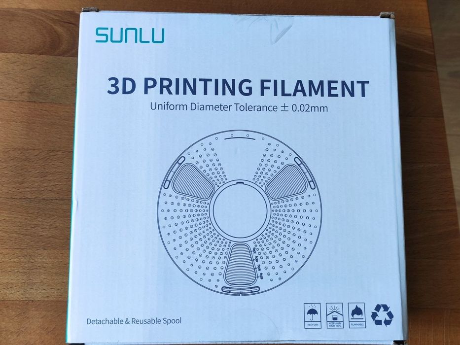 Filament Sunlu czarny 1,75mm 1KG