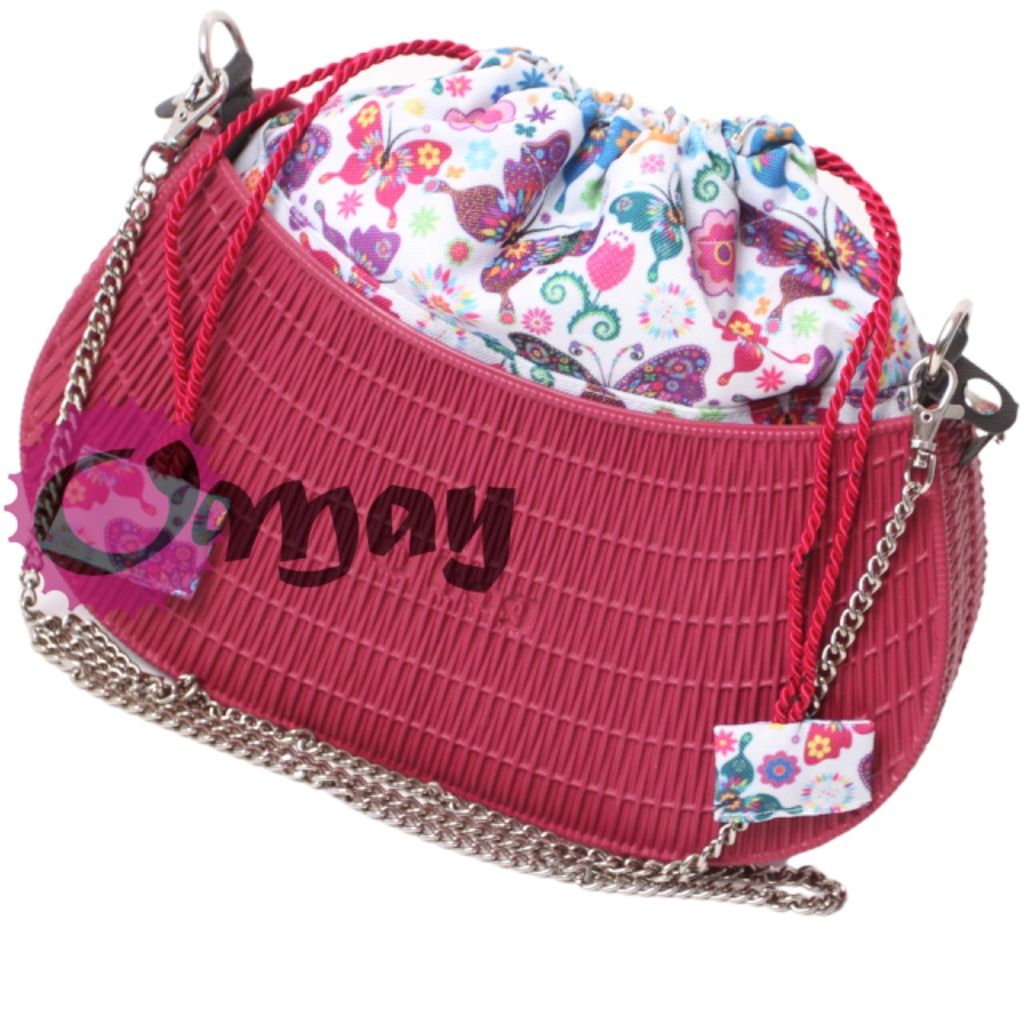 organizer do OBAG SWING Worek motyle kolorowe 2 kieszenie komin OMAY