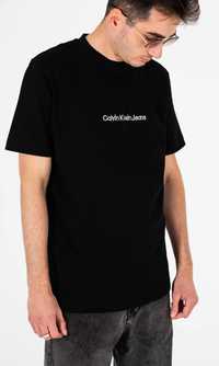 Чоловіча чорна футболка Calvin Klein