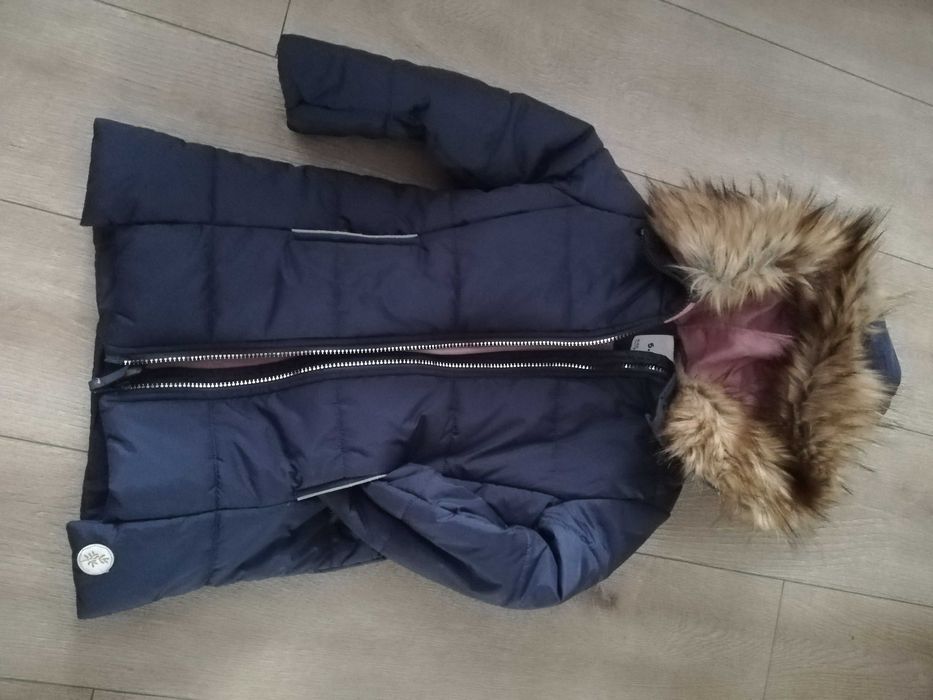 Kurtka dla dziewczynki rozmiar 110/116,granatowa, 5 10 15