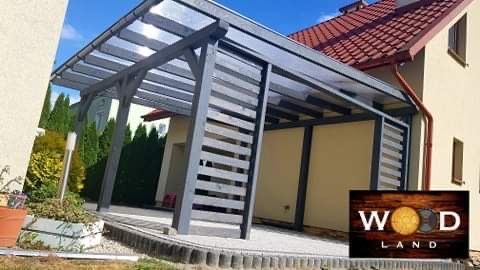 Wiata altana zadaszenie poliweglan meble ogrodowe